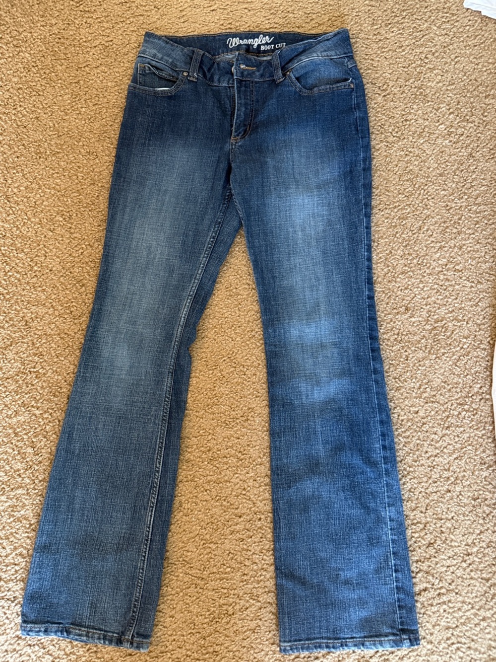 Wrangler Women's Dark Blue Bootcut Jeans